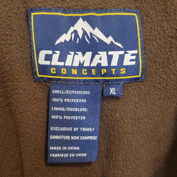 Women's Brown Climate Concepts Puffer Vest - Picture 3 of 3